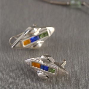 925 Sterling Silver earring with zircon